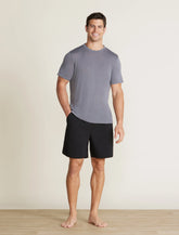 Malibu Collection® Slub Burnout Cut Neck Tee