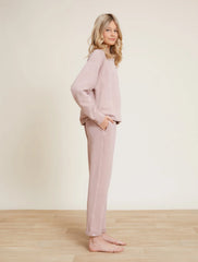 Malibu Collection® Youth Brushed Terry Rolled Hem Pant