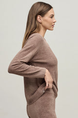 CozyChic Ultra Lite® Jersey Roll Pullover & Wide Leg Pant