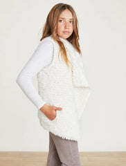 CozyChic® Youth Loop Fringe Cascading Vest