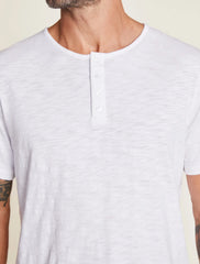 Malibu Collection® Slub Henley Tee