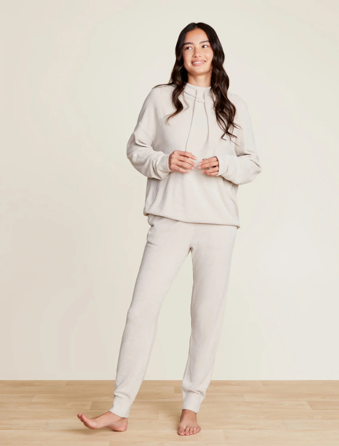 CozyChic Ultra Lite® Funnel Neck Hooded Pullover