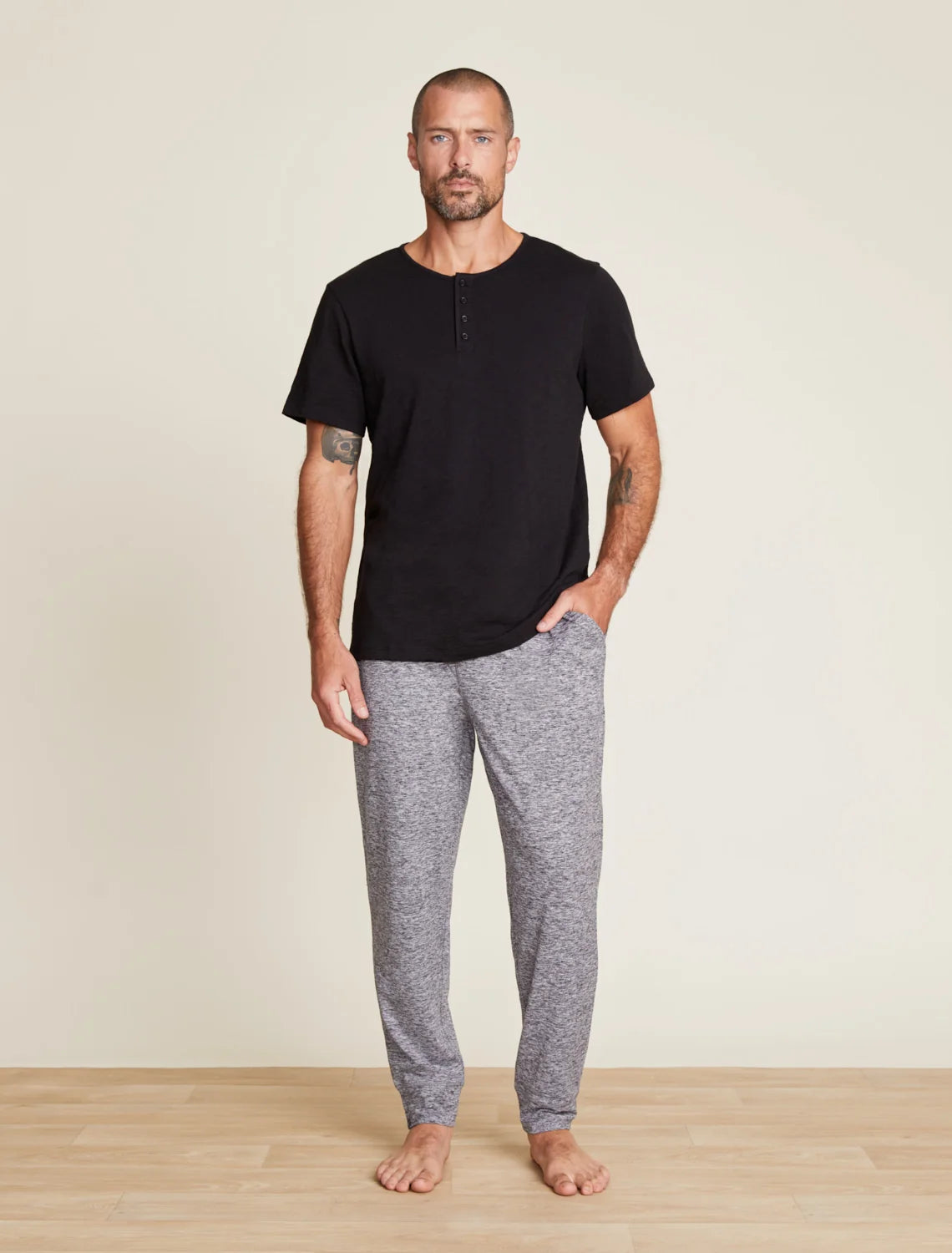 Malibu Collection® Slub Henley Tee