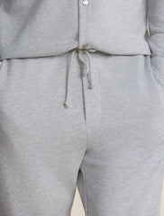 Malibu Collection® French Terry Jogger With Woven Placket